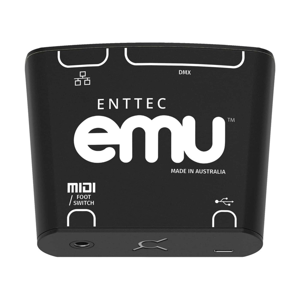 Enttec EMU Hardware Interface 70681, USB-C / Ethernet DMX Lighting Controller
