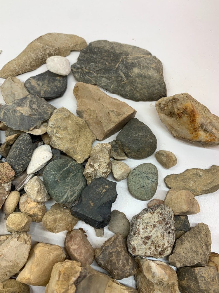 Rocks Mixed Group Assorted Sizes and Kinds A Little Almost 4 Pounds (Group #6)