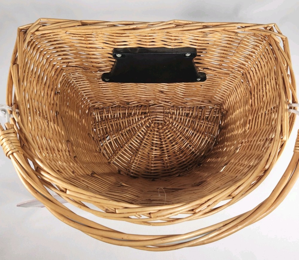 Schwinn Wicker Bicycle Basket Handlebar Mount- Missing Mounting Bracket