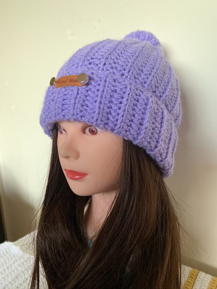 Handmade crochet beanie