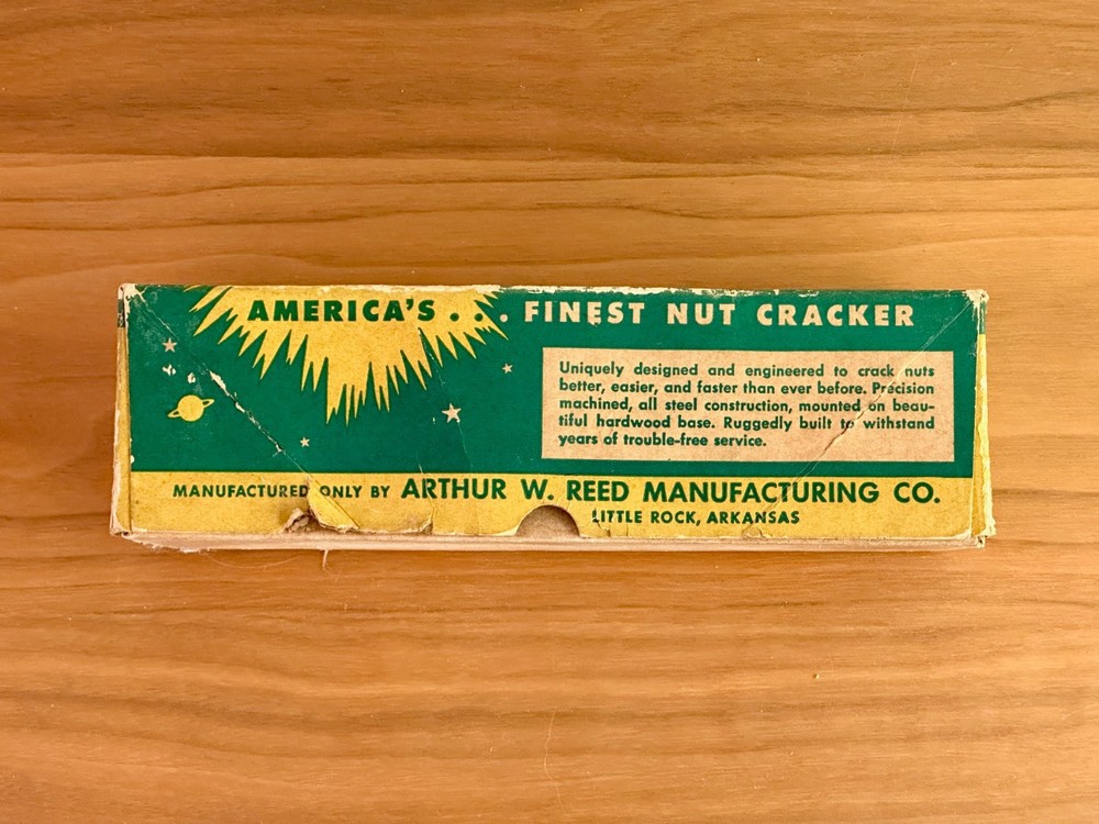 Reed's Rocket Nut Cracker With Original Box 1960, Functioning, MCM Kitchen Tool