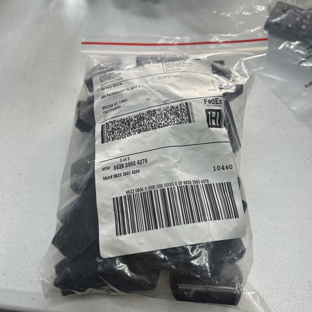 1 Pack Black Plastic Replacement Bed Slat Plastic Center/End Caps Holder