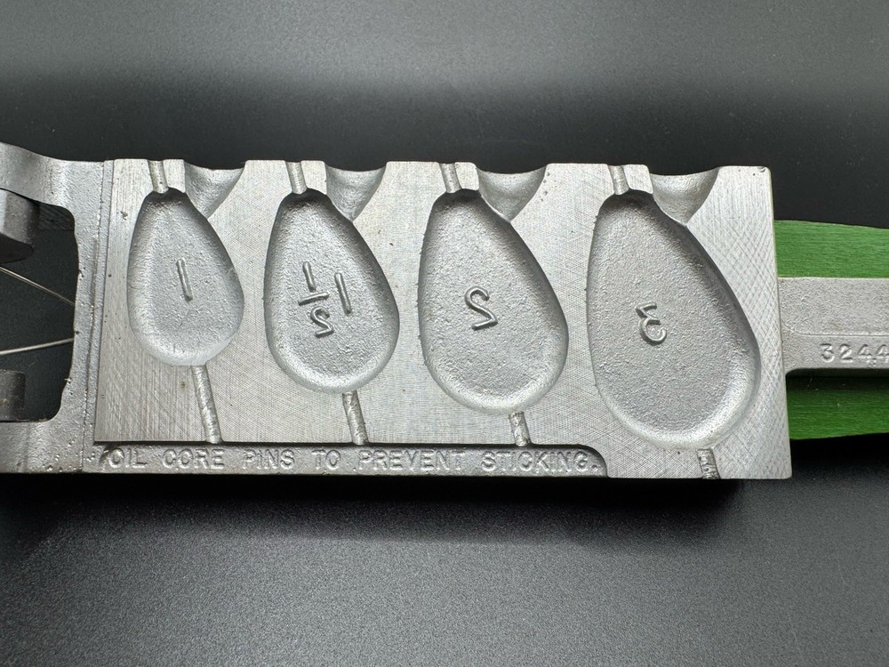 DO-IT Mold NO ROLL SINKER Assorted SIZES MODEL NR-4-A #3244 Sinker Mold