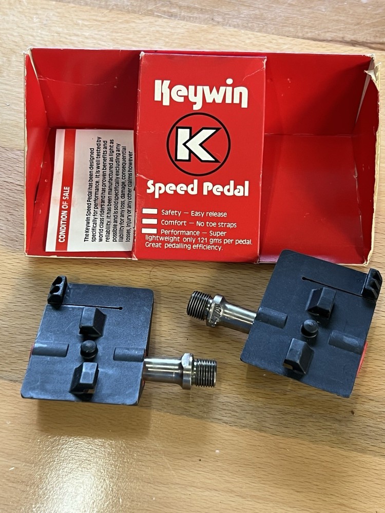 vintage Keywin Speed Pedal Road Clipless