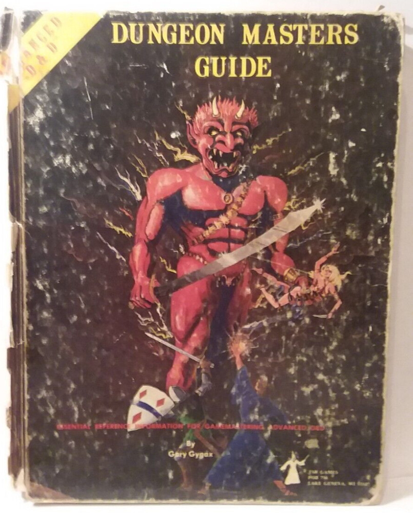 Advanced Dungeons & Dragons Dungeon Masters Guide 6th Alpha AD&D Vintage OOP