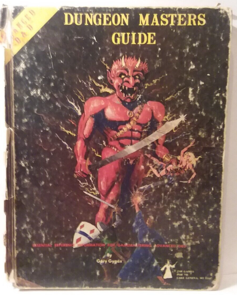 Advanced Dungeons & Dragons Dungeon Masters Guide 6th Alpha AD&D Vintage OOP