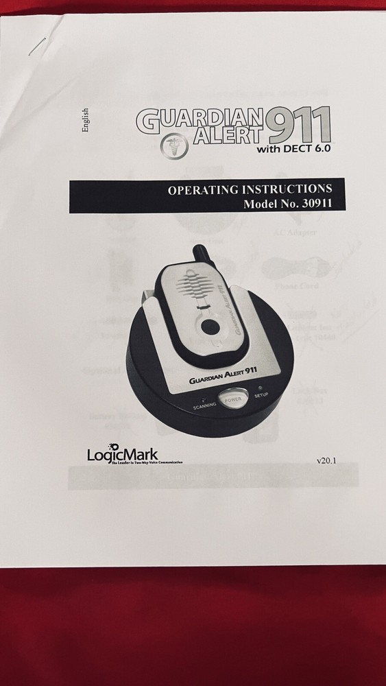 guardian alert 911 With Dect 6.0 Model 30911
