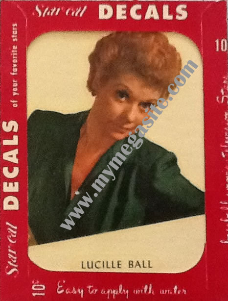 LUCILLE BALL - DECALS