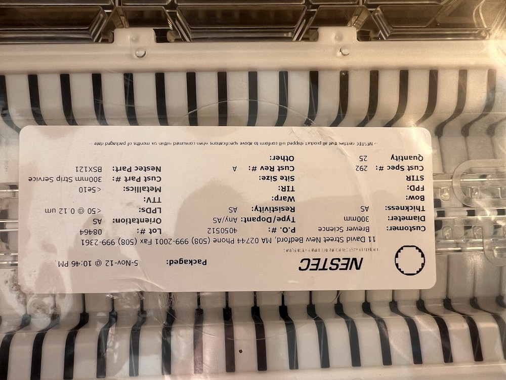 300mm Silicon Wafer Any Any Any