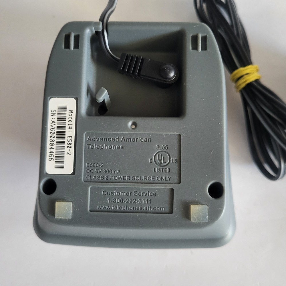 AT&T E580-2 Charging Cradle Charging Dock Base For Wireless Handset