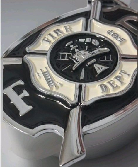 Metal 3D Decal/Sticker FIRE DEPARTMENT