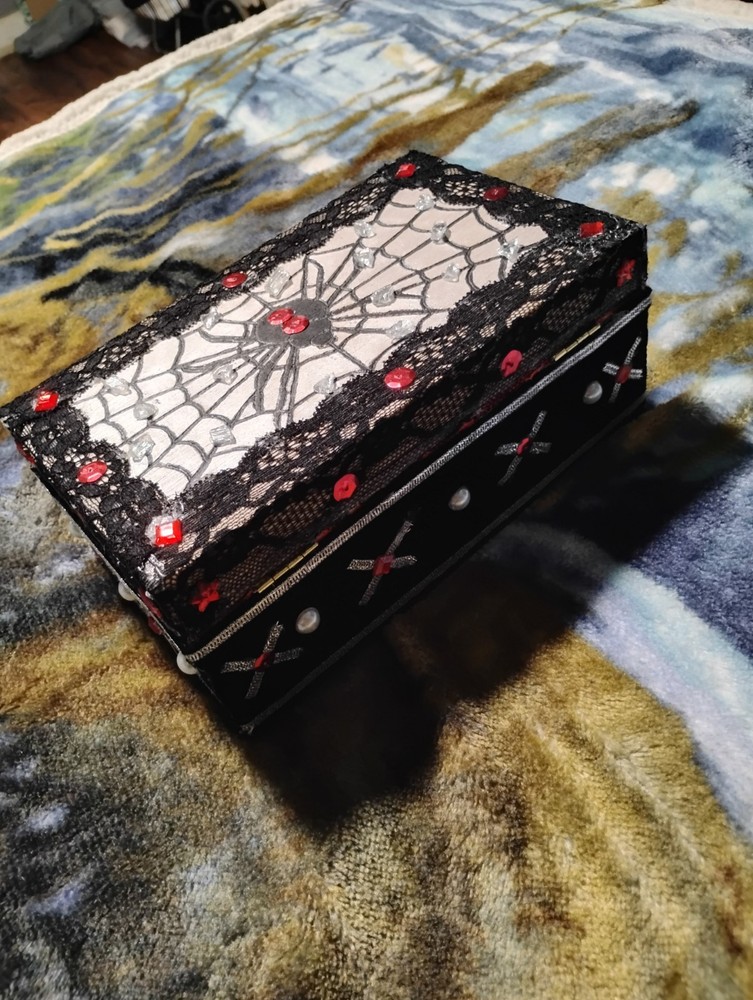 Hand Done Wooden Storage Box