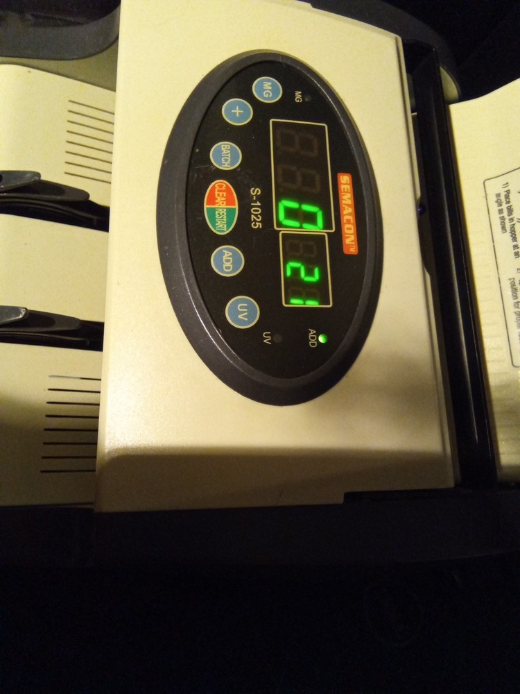 Semacon S-1025 Mini Series Compact Bill Counter