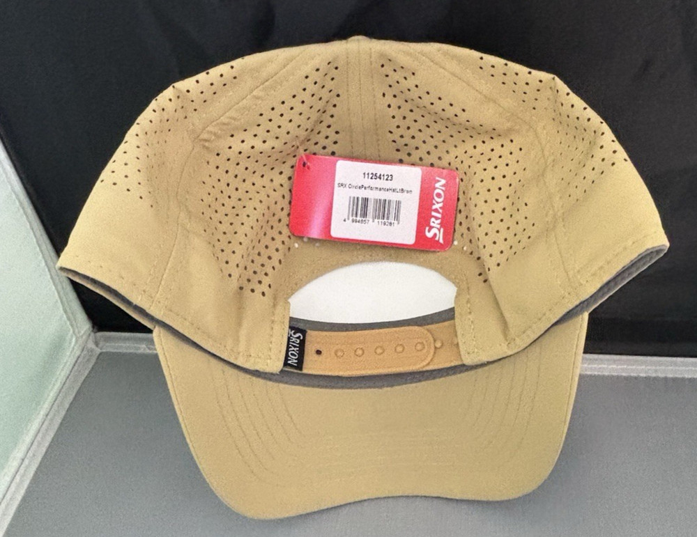 SRIXON Circle Performance Golf Hat Snapback NEW Mustard Yellow