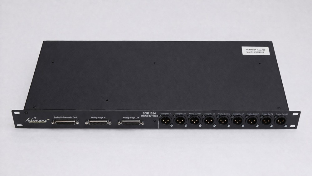 BOB1024 Breakout Box Rackmount Audio Interface / Patchbay Studio Gear