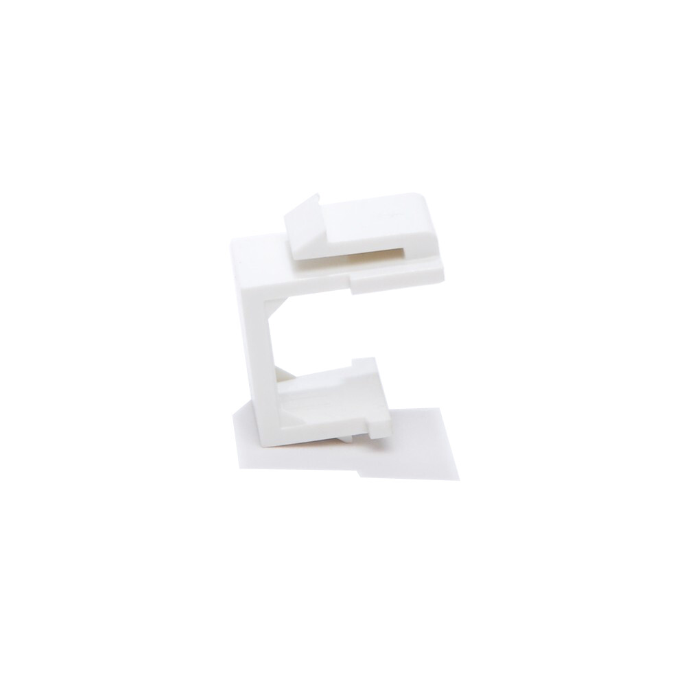 5pcs Snap-in Keystone Blank Insert for Wall Plate White