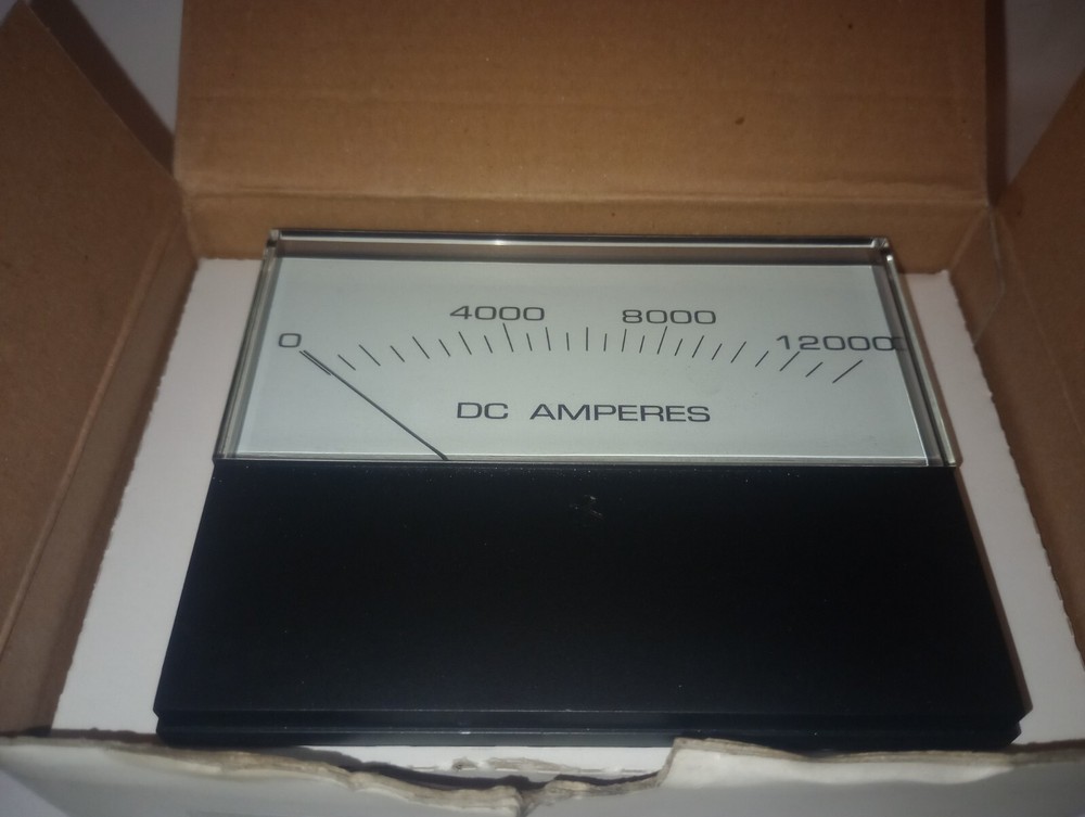 NEW PC&S PANEL COMPONENTS & SYSTEM ST125DC50MV12KA ANALOG PANEL METER 0-12000ADC