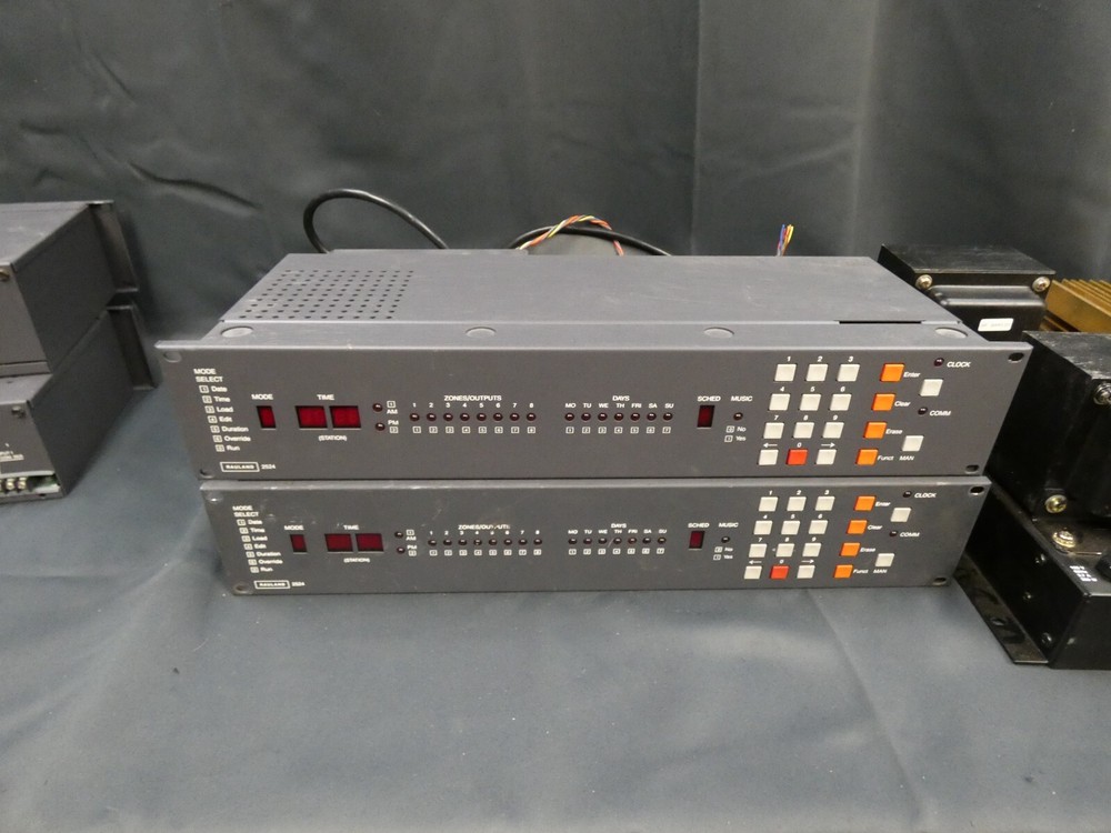 RAULAND MCZ300 Intercom/PA System - Control Unit, Casette Deck, Clock, 2 Amps