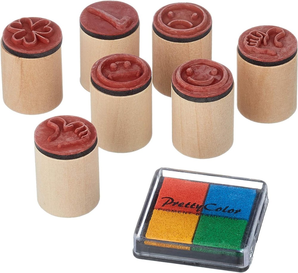 Goki 15532 Cloverleaf, Smile (7 Stamps), Mixed