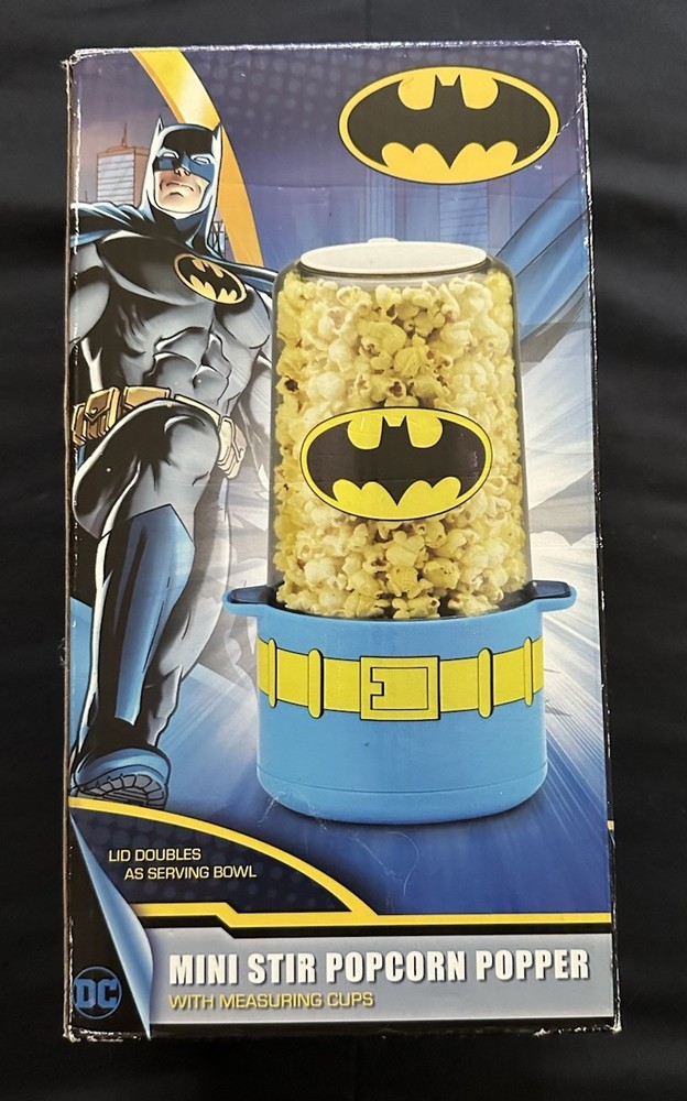 DC Comics TM Batman Mini Stir Popcorn Maker Popper