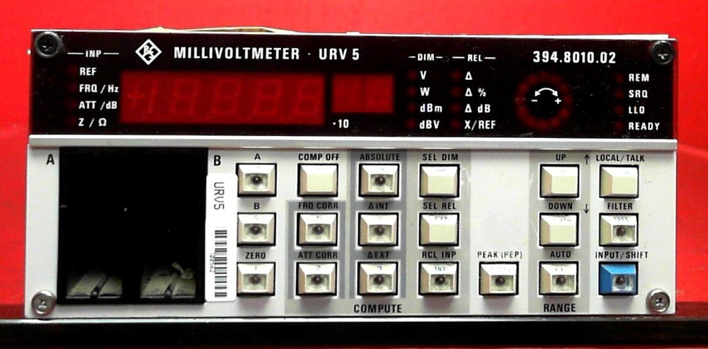 Rohde & Schwarz URV5 RF Millivoltmeter