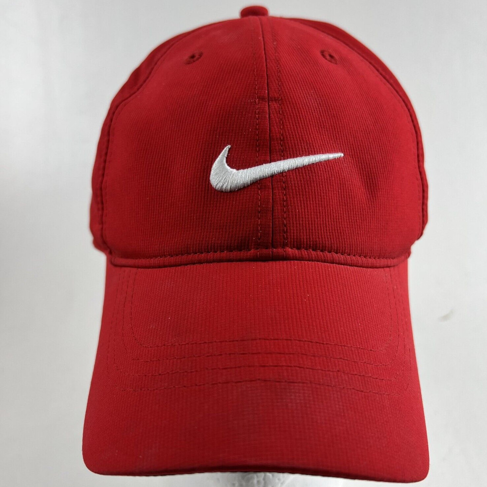Nike Golf Hat Adjustible One Size Red