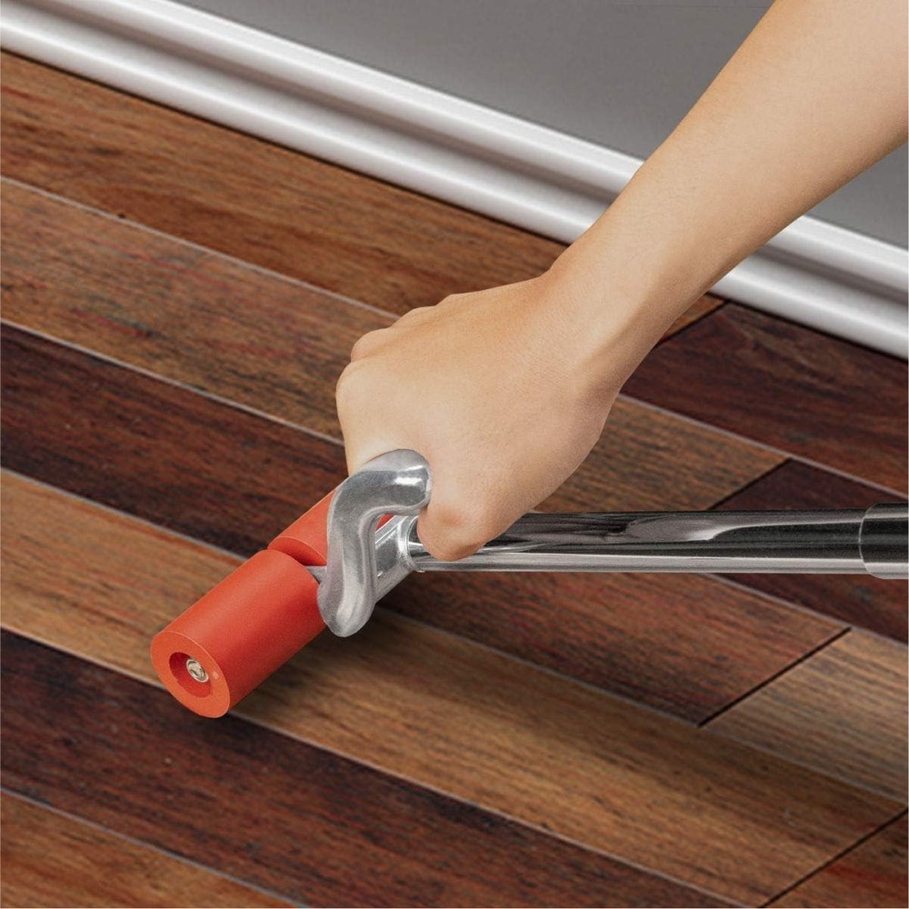 Extendable Floor And Wall Roller For Vinyl Flooring Tile & Linoleum Roller With
