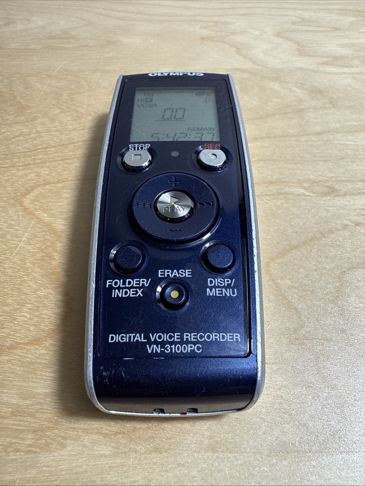 WORKING Olympus Handheld Digital Voice Recorder VN-3100PC