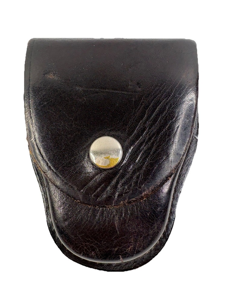 Deho Bianchi #35 Leather Handcuff Case with Snap Closure