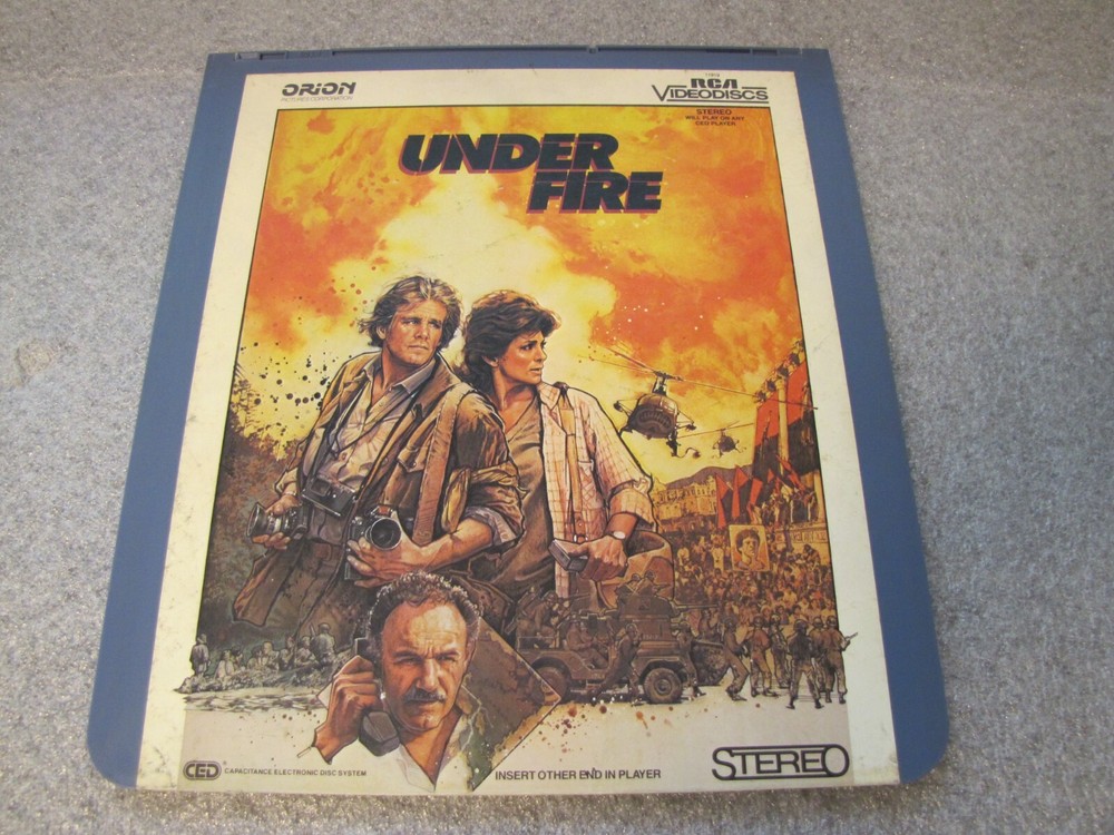 Under Fire, CED RCA SelectaVision VideoDiscs Movie
