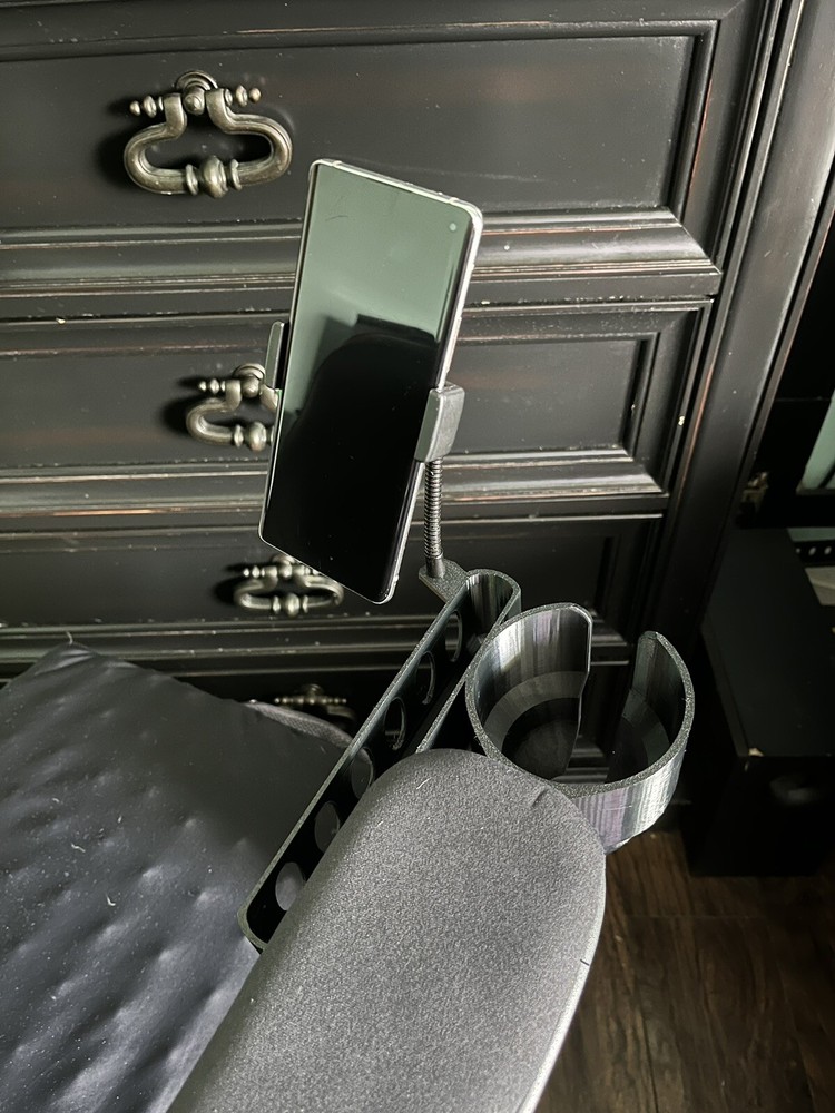 Cup Holder + Phone Holder + Basket Set Designed for Quantum Power Chairs