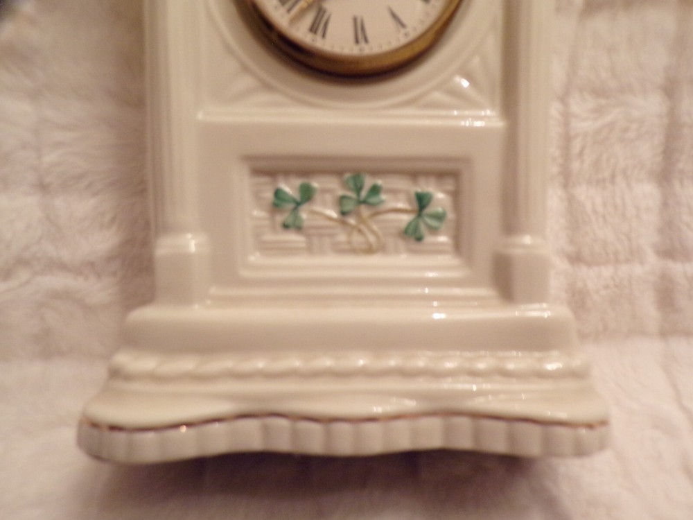 VTG Belleek Mantel Clock
