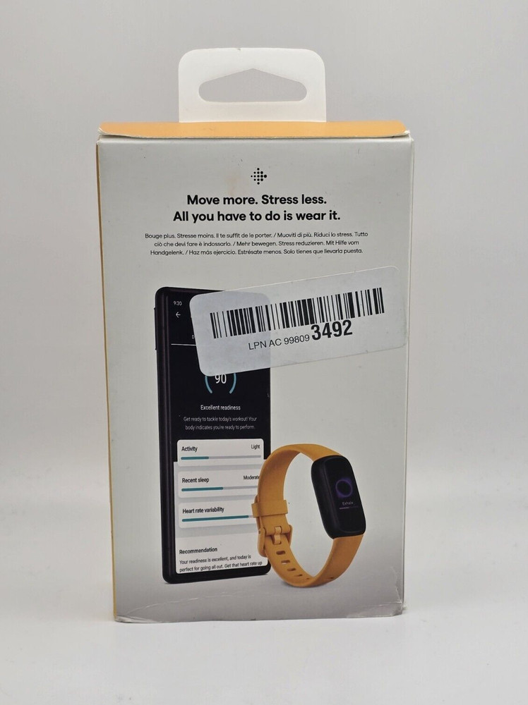 Fitbit Inspire 3 Activity Tracker - FB424BKYW - Open Seal