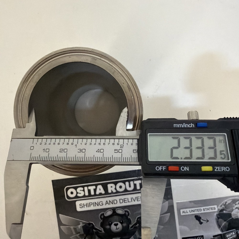 STAINLESS STEEL CONCENTRIC REDUCER 1.85" X 2.35"