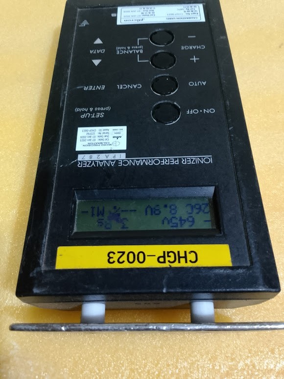 MEX Monroe Electronics CHGP-0023 IONIZER PERFORMANCE ANALYZER 287a Ver 1.13