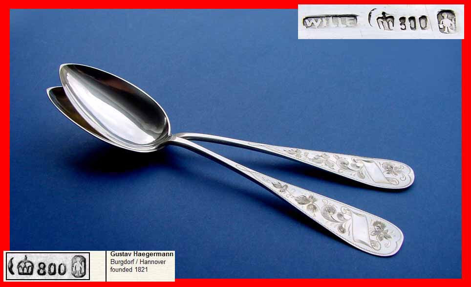 1. Spoon, Gustav Haegermann, Will, 800 Silver B831