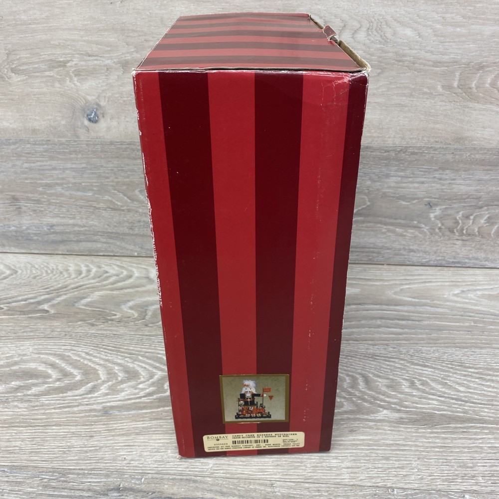 Bombay Company Nutcracker Candy Cane Express Christmas Train *READ*
