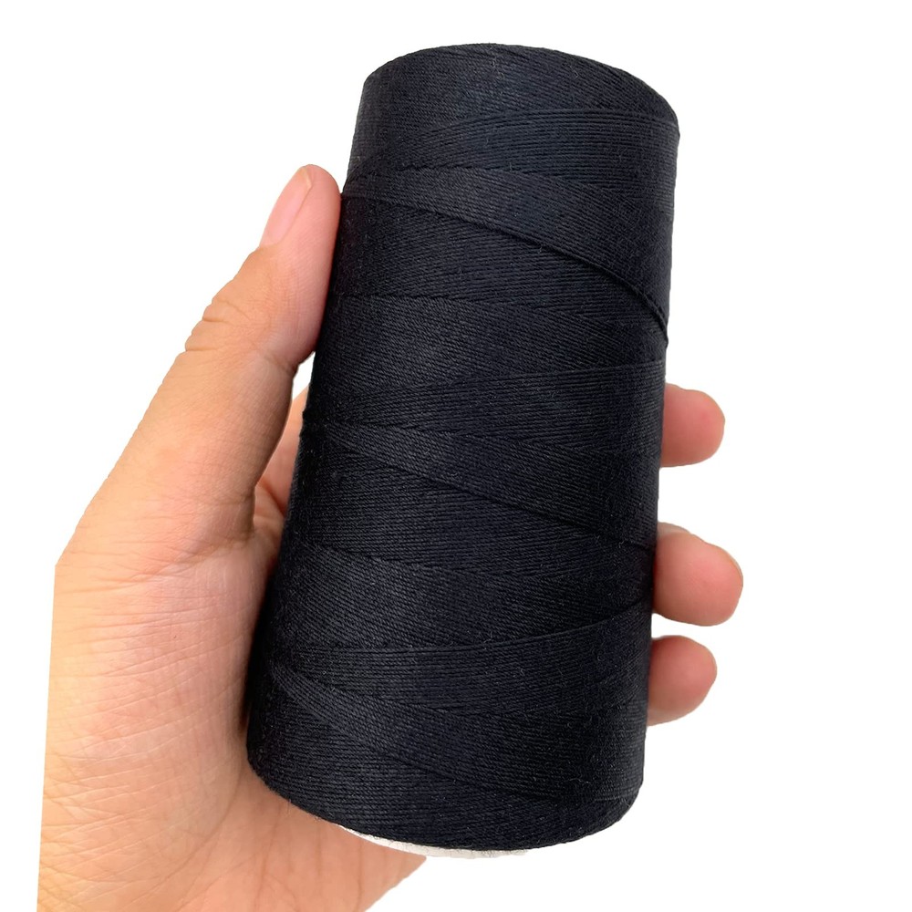 Thick Thread for Sewing Hair, Black Weaving Polyester