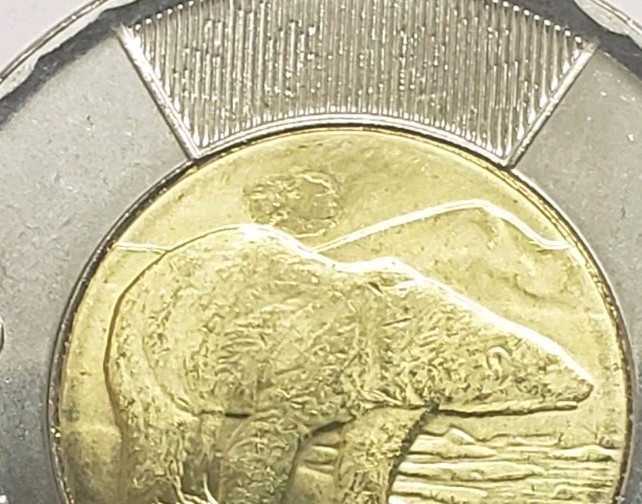 Canada 2025 Regular Proof Like Toonie Die Chip Error