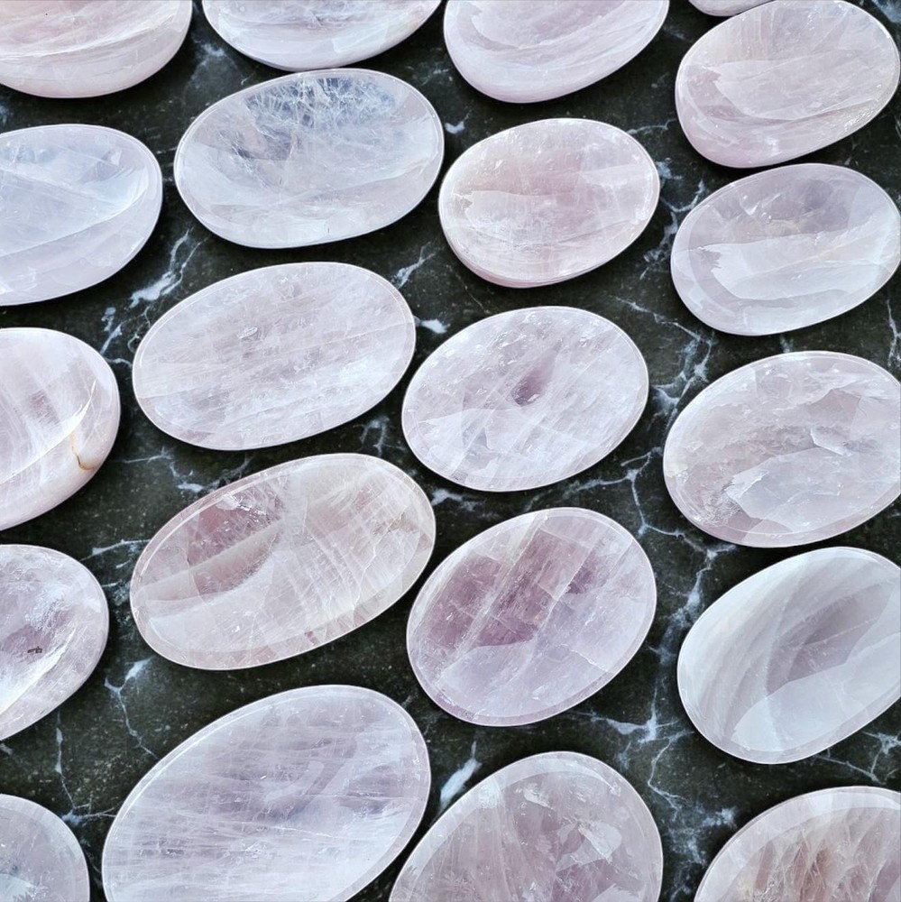 Large Rose Quartz Crystal Bowl