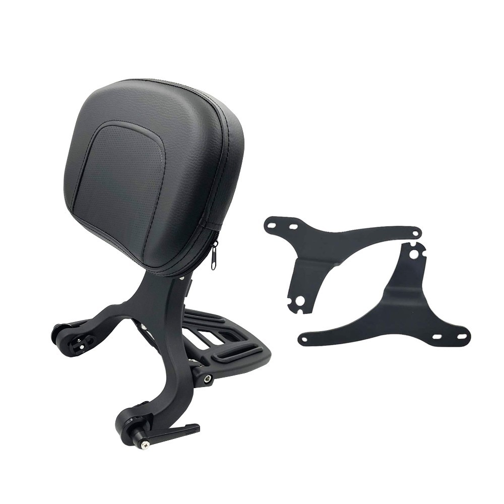Multi-Purpose Driver And Passenger Backrest Adjustable For Touring 2000-2008