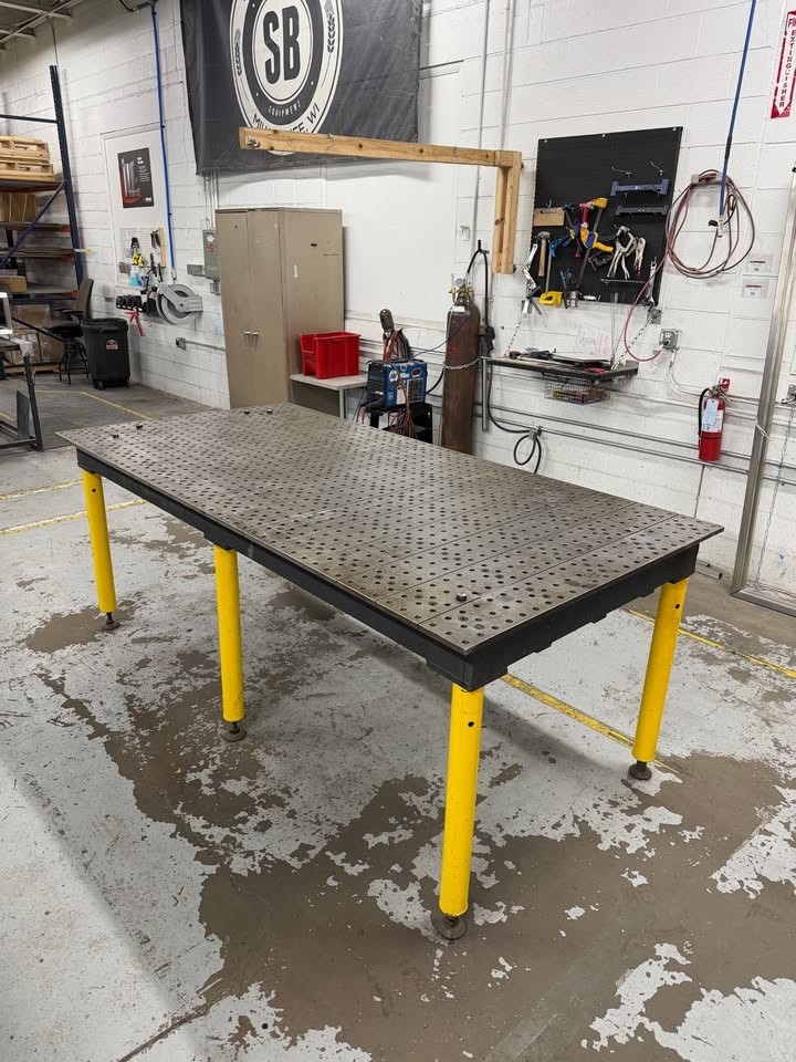 4' x 8' Strong Hand Table - Buildpro Welding Table