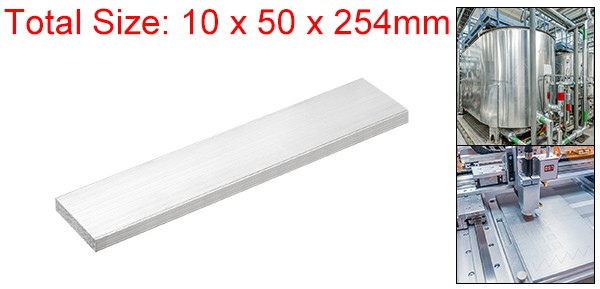 Square Aluminum Bar 3/8" Thick 2" Width 10" Length