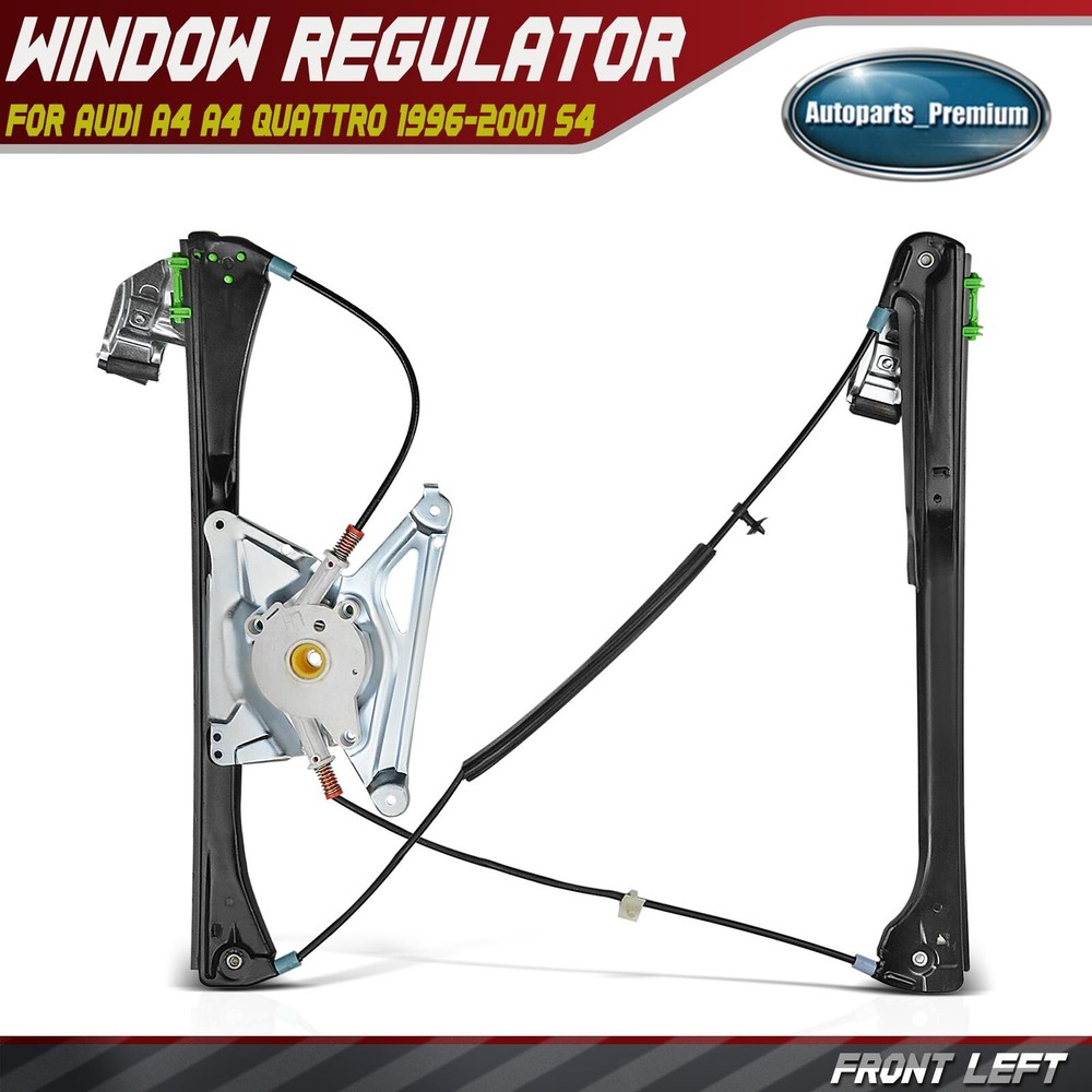 Front Driver Side Window Regulator for Audi A4 1996-2002 A4 Quattro 1996-2001 S4
