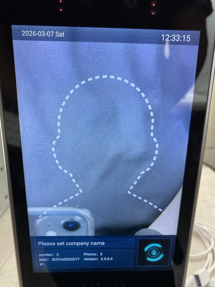 Facial Recognition Access Control Terminal Temperature Kiosk Scanner