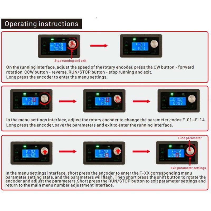 Stepper Motor Driver Controller Forward Reverse Control Driver Easily to Use