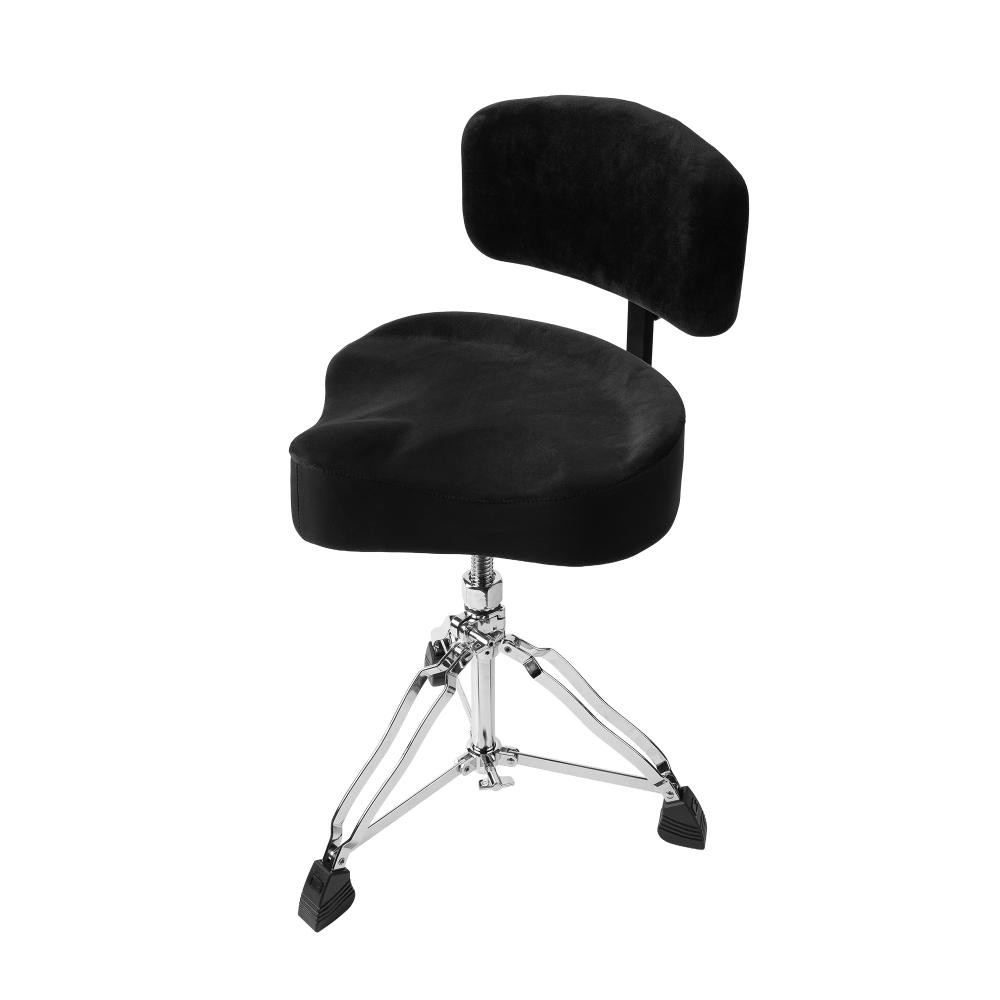 Gator Spindle Drum Throne Saddle Seat, Black