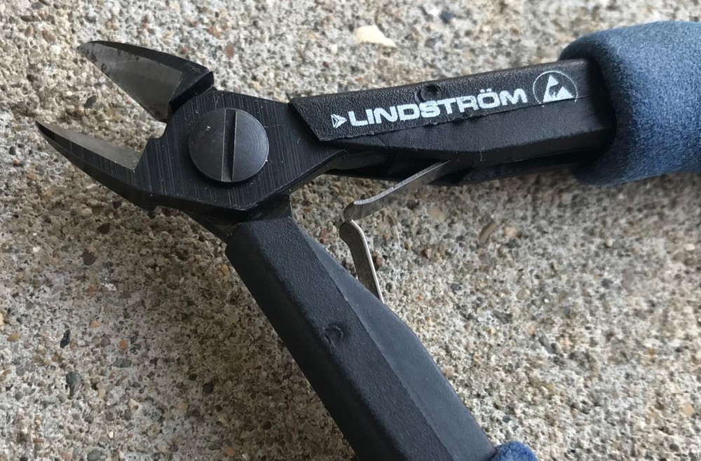 HS 8150 Lindstrom diagonal side wire cutter, cuts