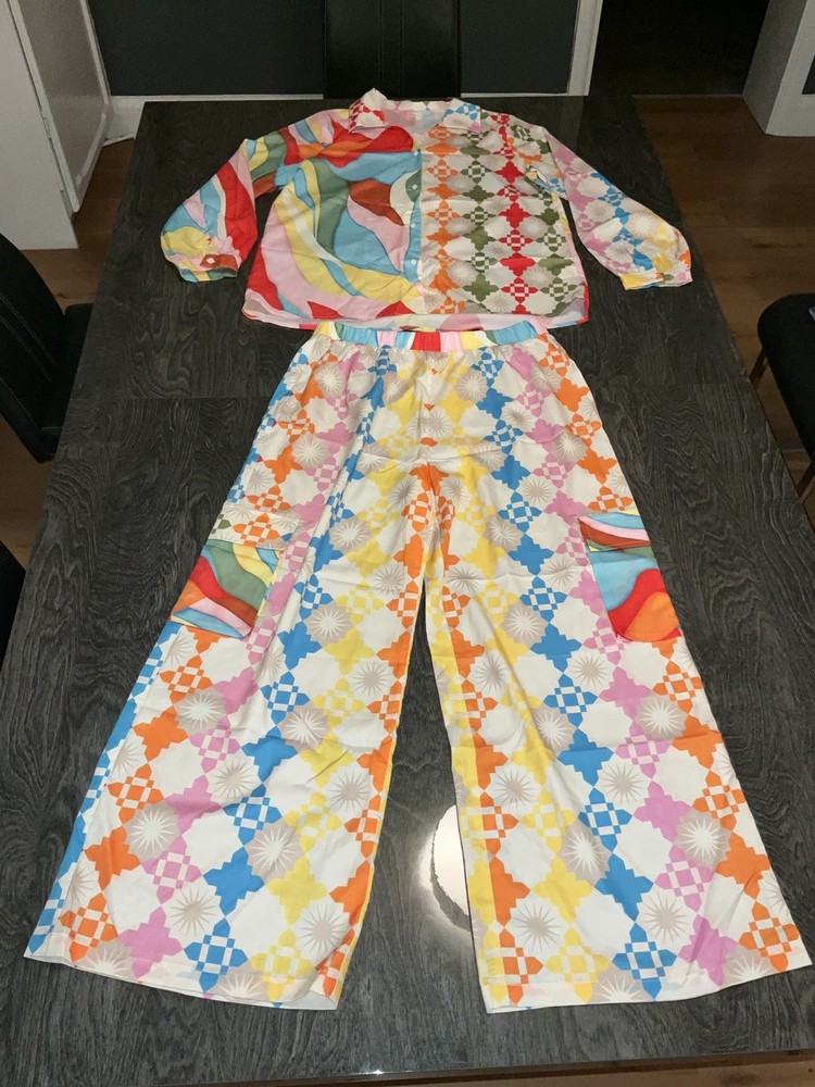 Patterned Trouser Co-Ord Set