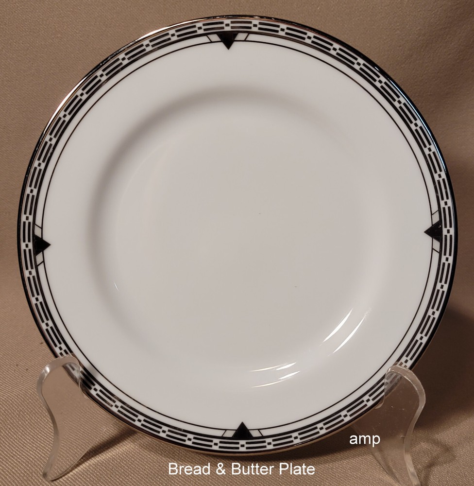 Noritake Palmer Platinum 5 Piece Place Setting EXCELLENT!